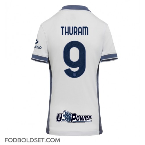 Inter Milan Marcus Thuram #9 Udebanetrøje Dame 2024-25 Kortærmet